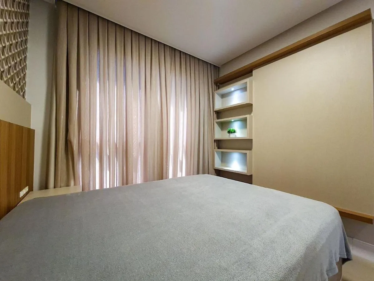 Excelente apartamento 3 quartos novo - Fantástico Rooftop com vista mar e piscina do condomíno - 6 pessoas - San Diego Bombinhas Brasil